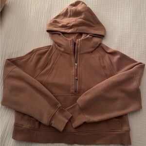 Lululemon tan scuba hoodie size M/L